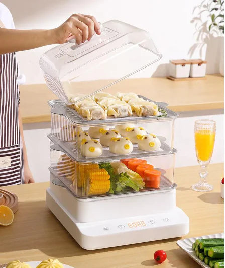 Multi-Tiered Electric Food Steamer